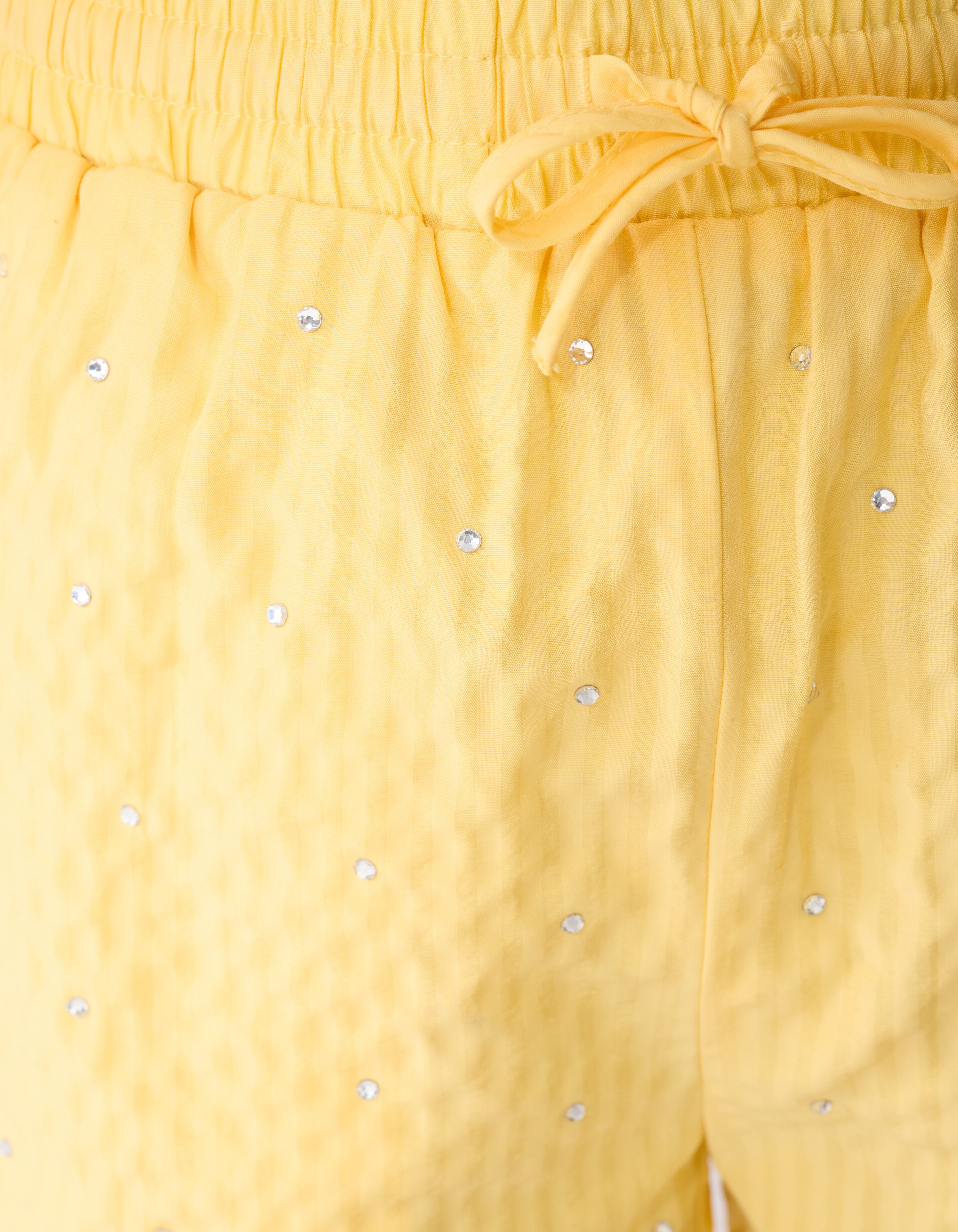 Pinstripe Strass Short Lichtgeel SHOEBY GIRLS