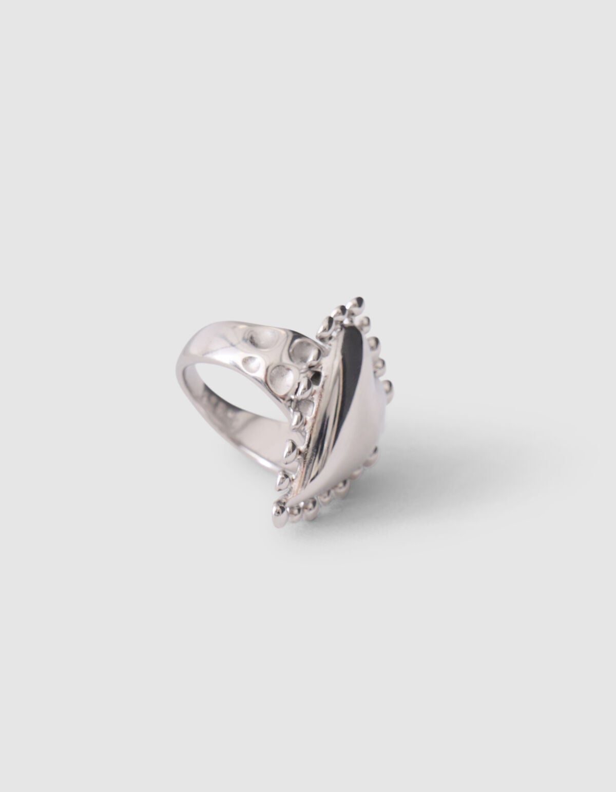 Dotted Heart Ring Zilver SHOEBY ACCESSOIRES