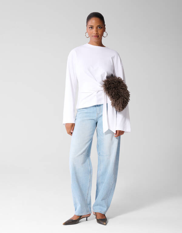 Sculpted Barrel Fit Jeans Lichtblauw SHOEBY WOMEN