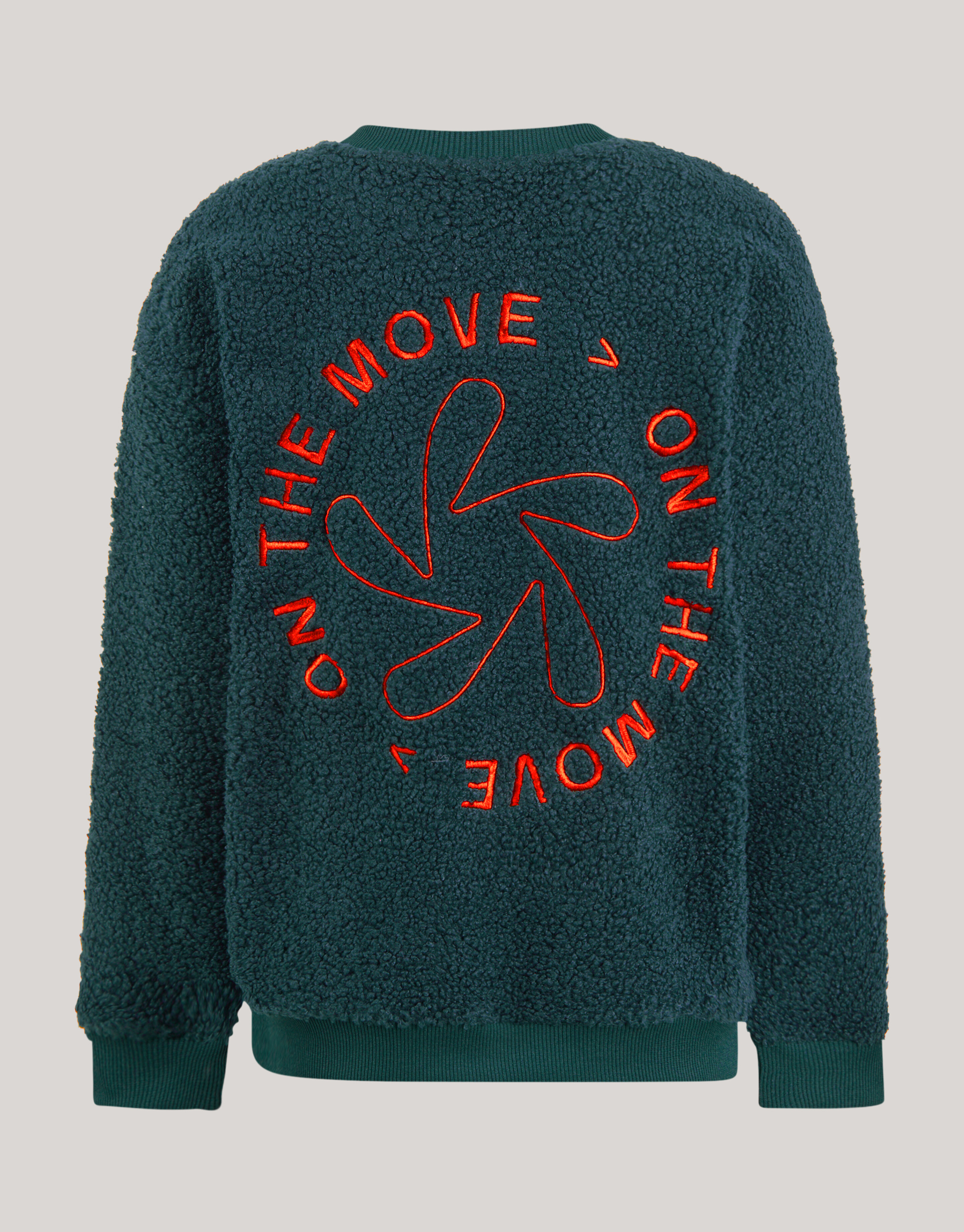 Teddy Sweater Donkergroen SHOEBY BOYS