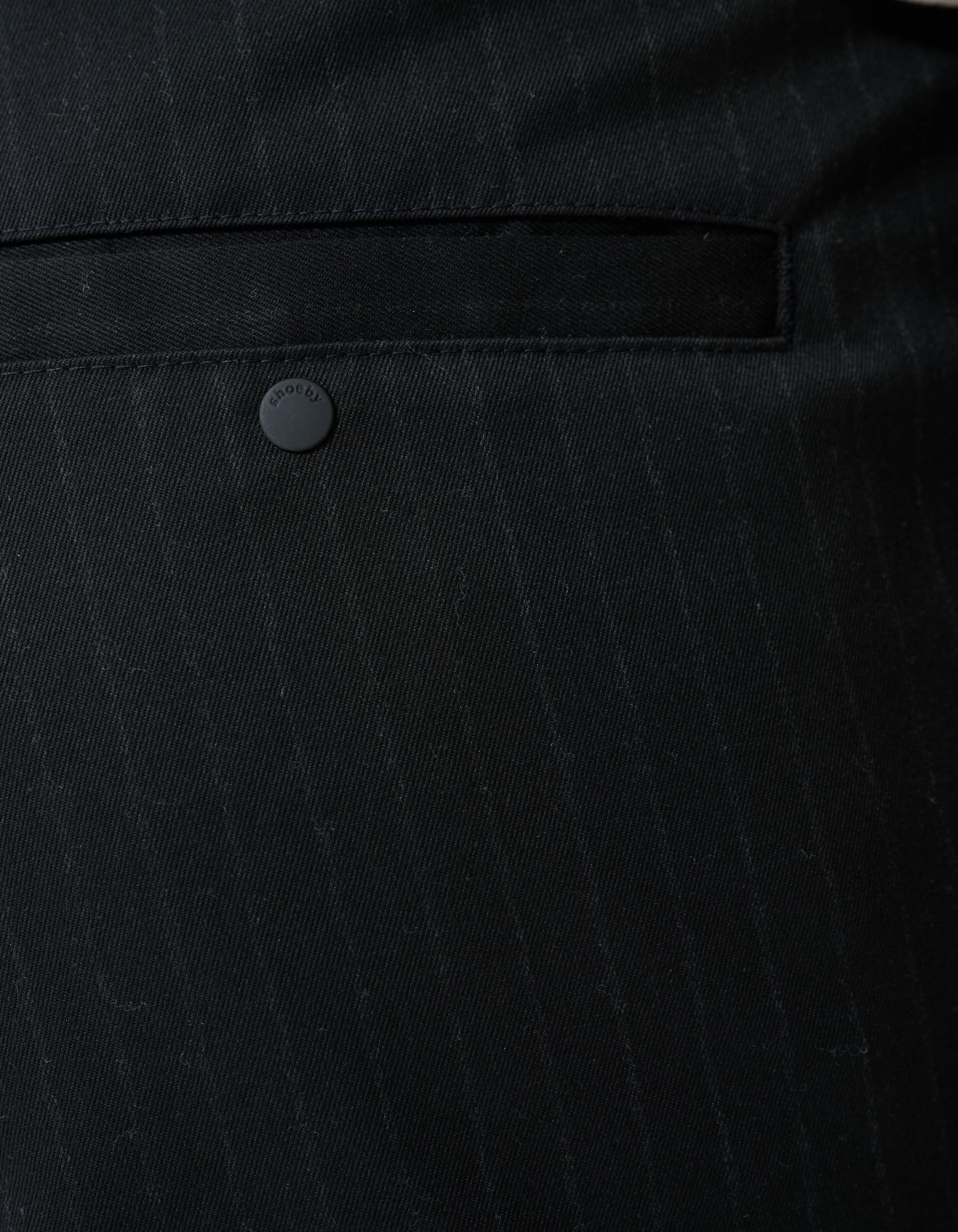 Pinstripe Tapered Fit Broek Zwart SHOEBY MEN