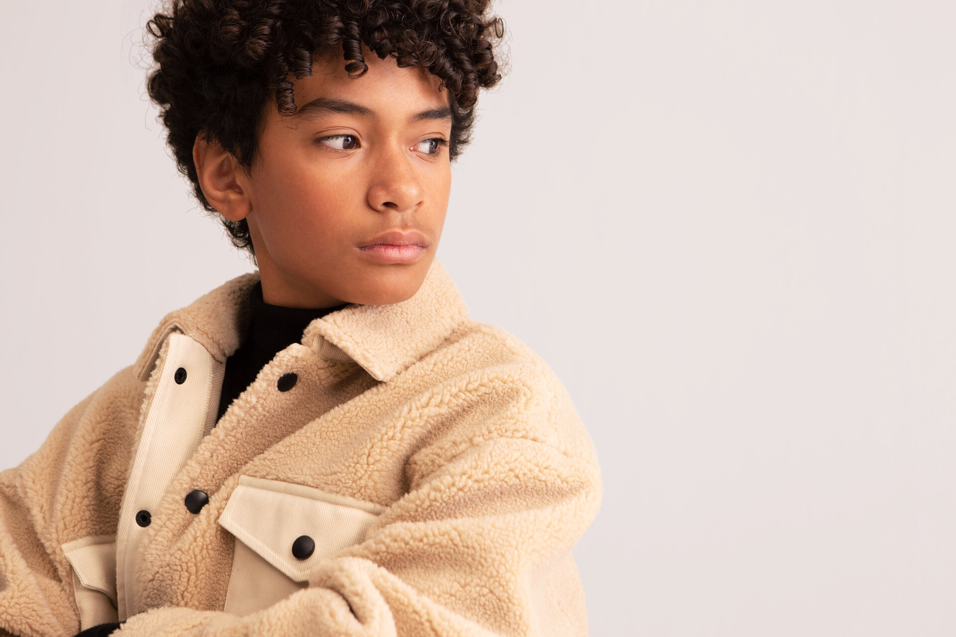 Teddy Overshirt Beige SHOEBY BOYS