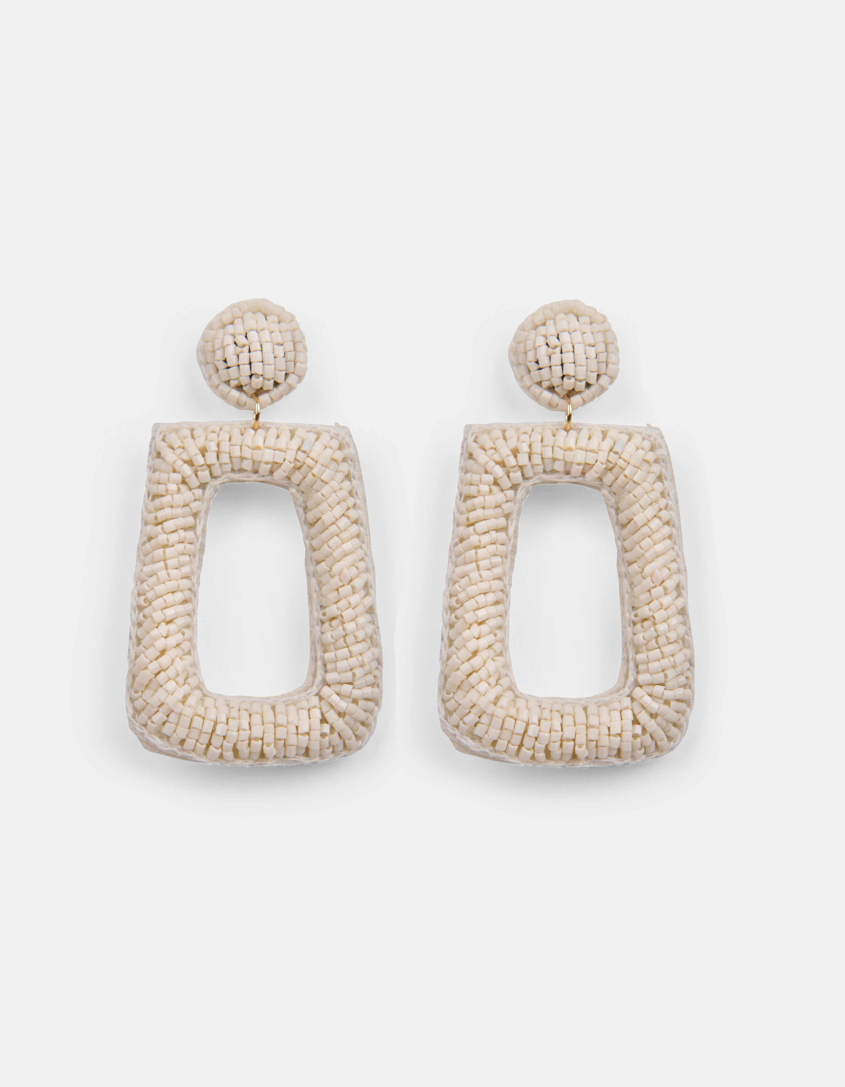 Beaded Rectangle Oorbellen ACCESSOIRES SHOEBY