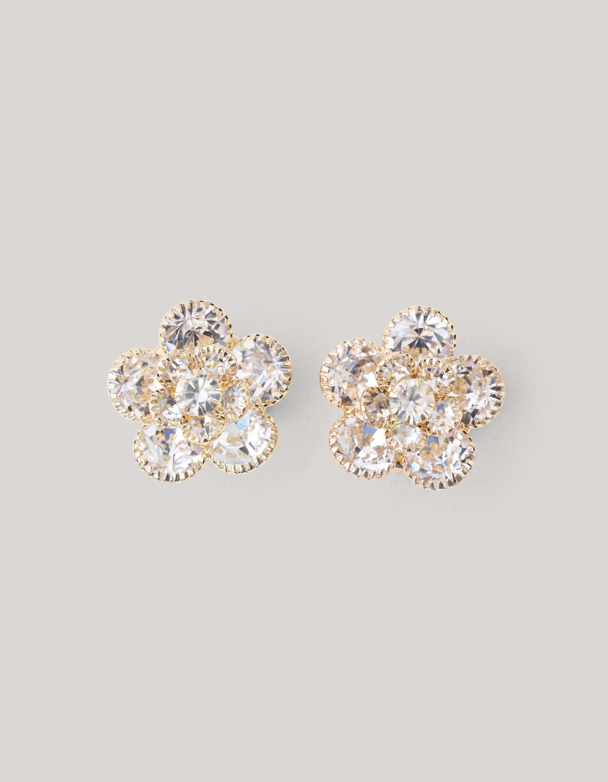 Strass knoop bloem (19mm) - Seegers Fournituren