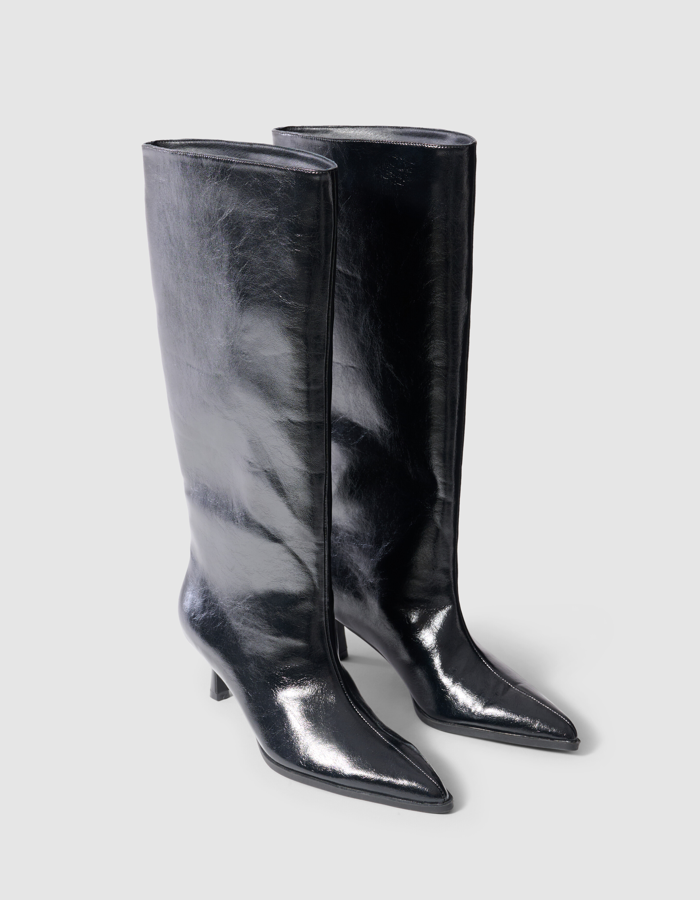 Shiny Laarzen Zwart SHOEBY SHOES