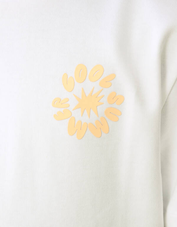 Cool Summer T-shirt Wit SHOEBY BOYS