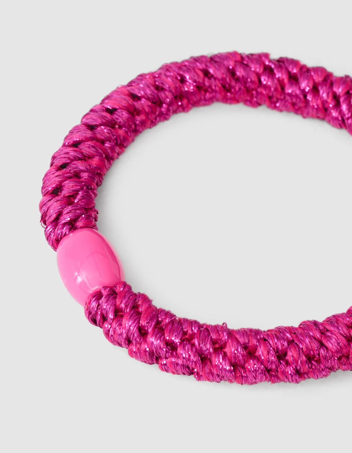 Lurex Haarelastiek Roze SHOEBY ACCESSOIRES