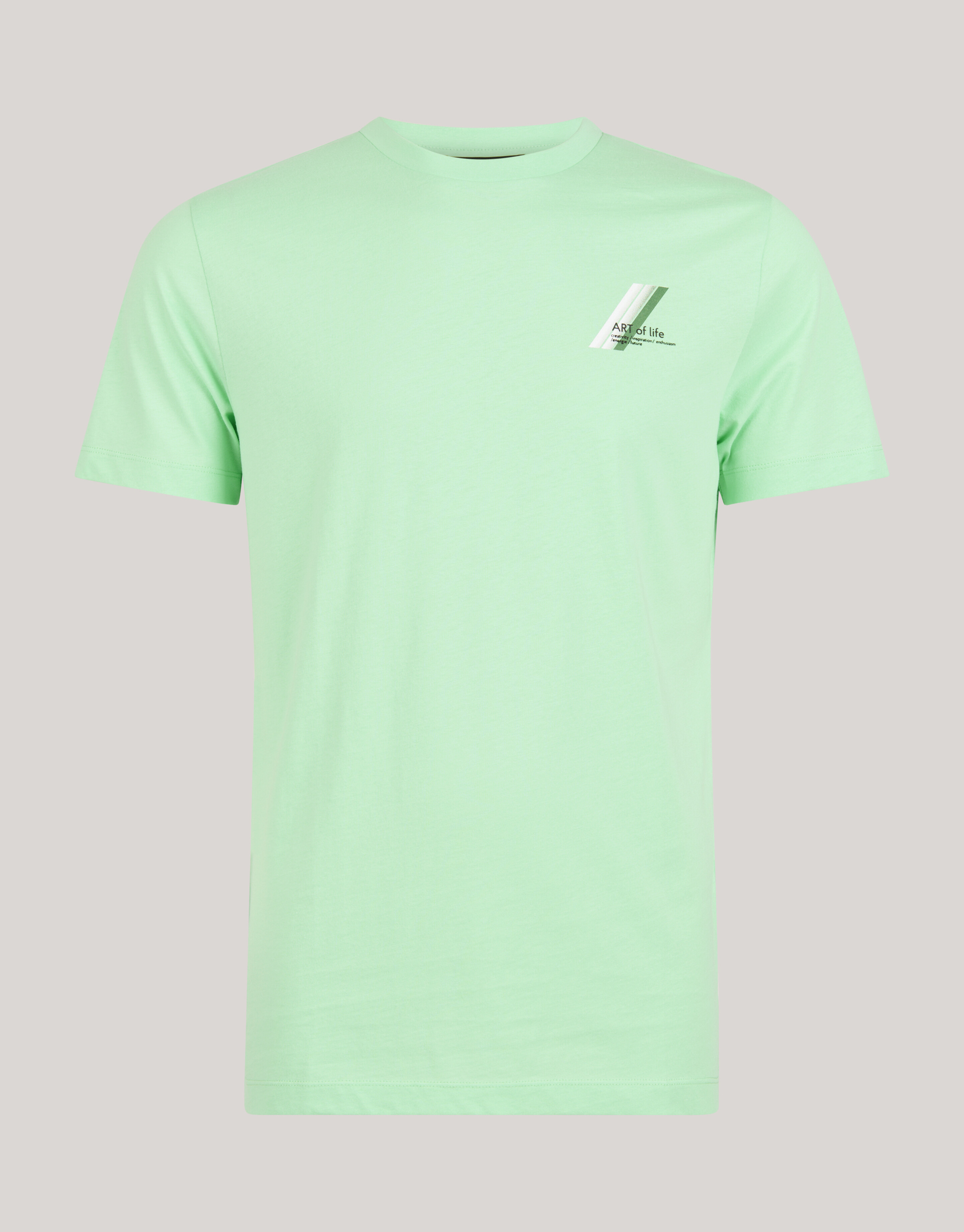 Artwork T-shirt Lichtgroen SHOEBY MEN