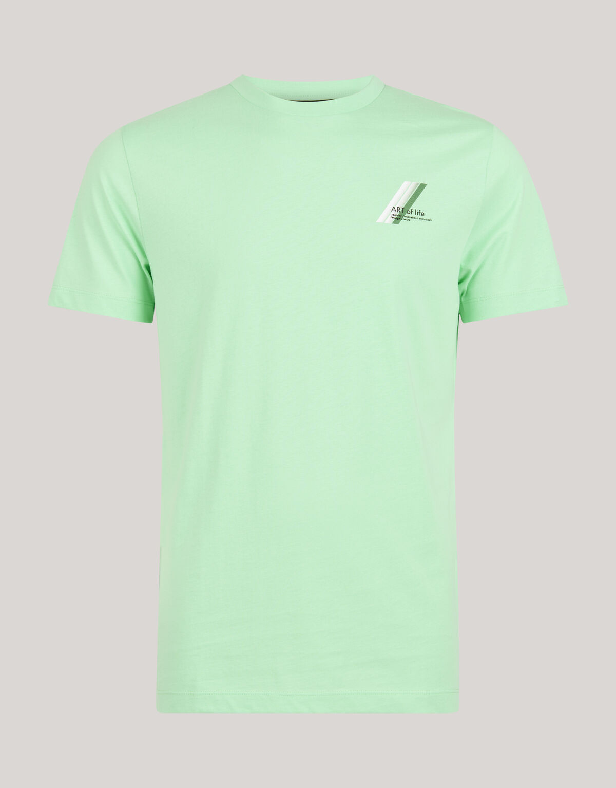 Artwork T-shirt Lichtgroen SHOEBY MEN