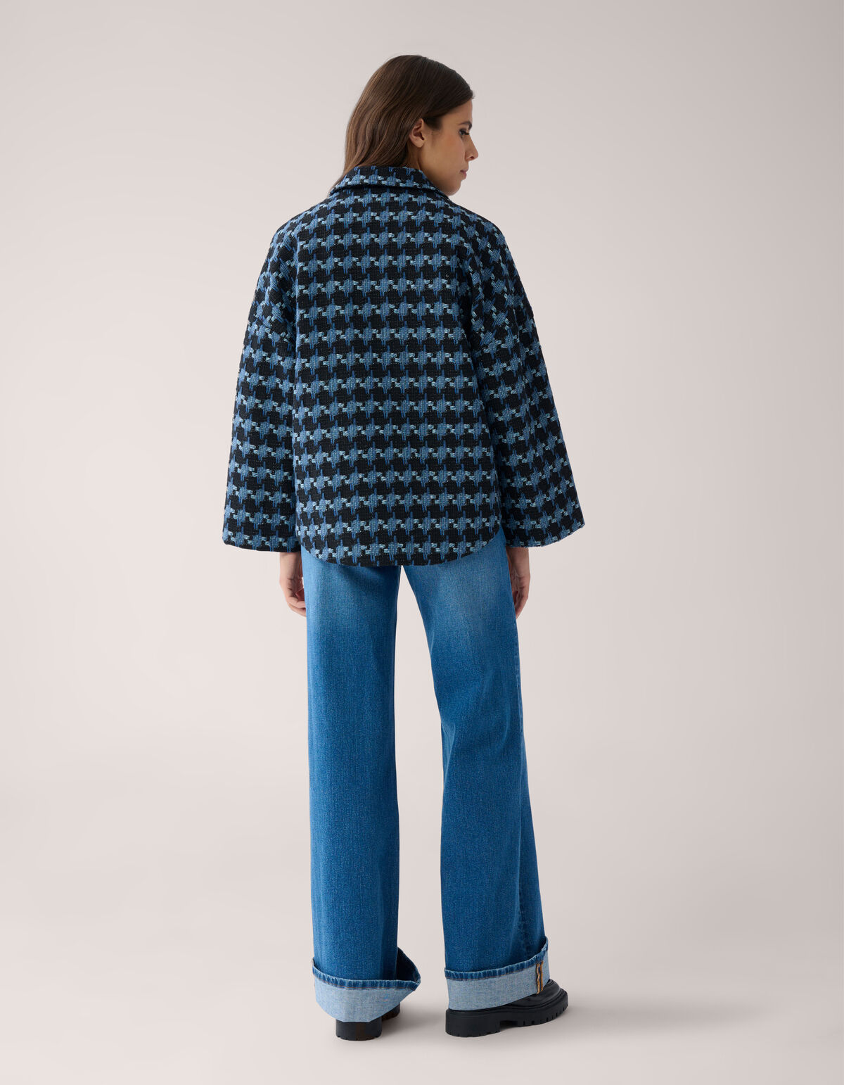Jacquard Jack Blauw By Mieke SHOEBY WOMEN