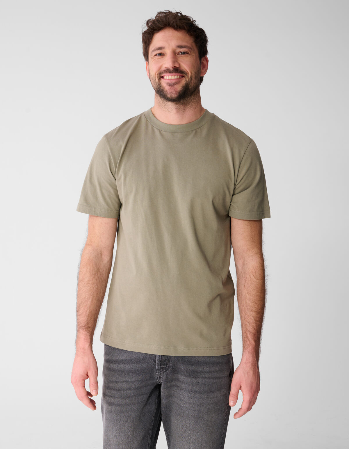 Logo T-shirt Khaki SHOEBY MEN