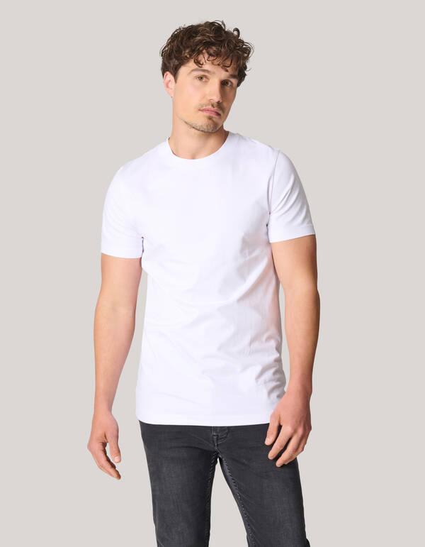 Basis T-shirt Wit Refill