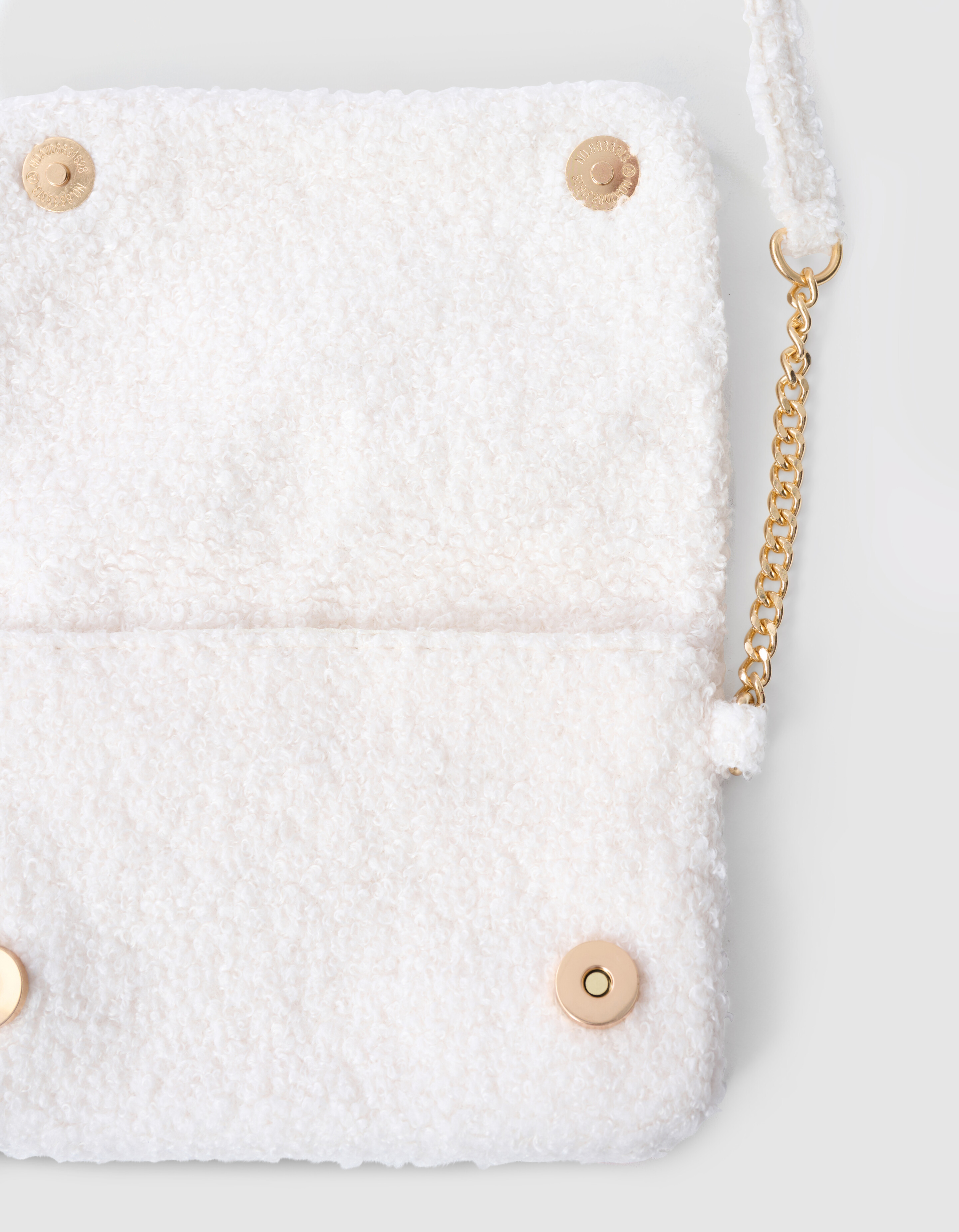 Teddy Heart Tas Gebroken Wit SHOEBY ACCESSOIRES