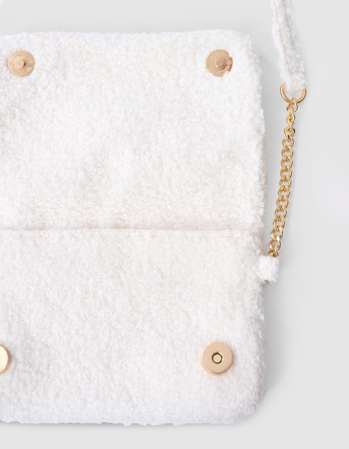Teddy Heart Tas Gebroken Wit SHOEBY ACCESSOIRES