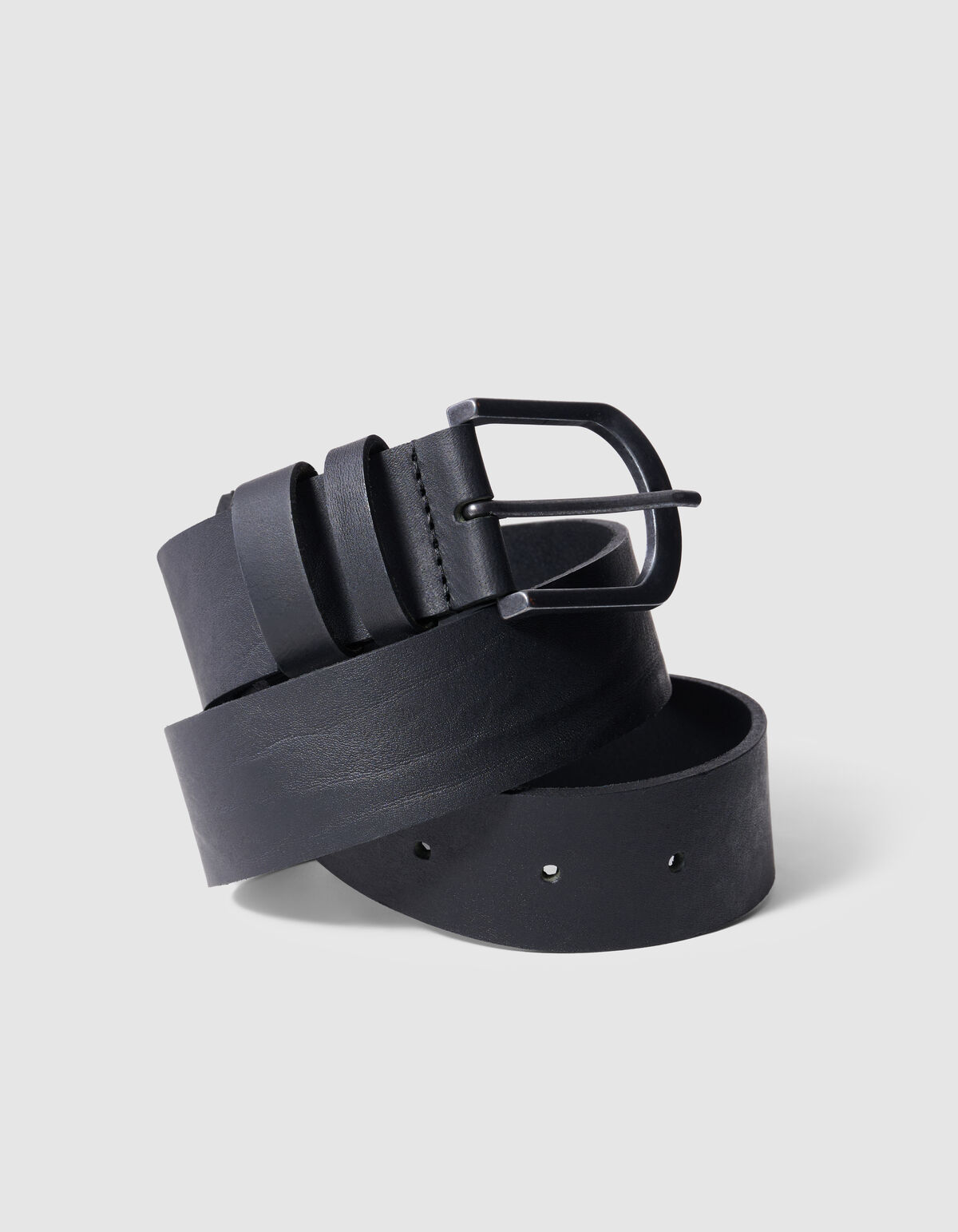 Leren Riem Zwart SHOEBY ACCESSOIRES