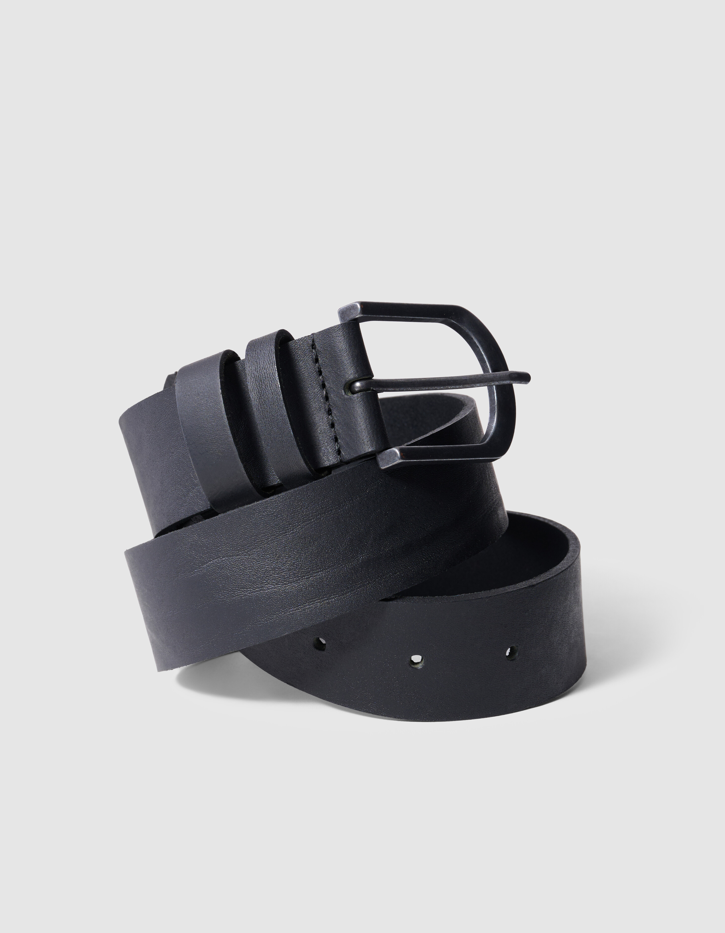 Leren Riem Zwart SHOEBY ACCESSOIRES