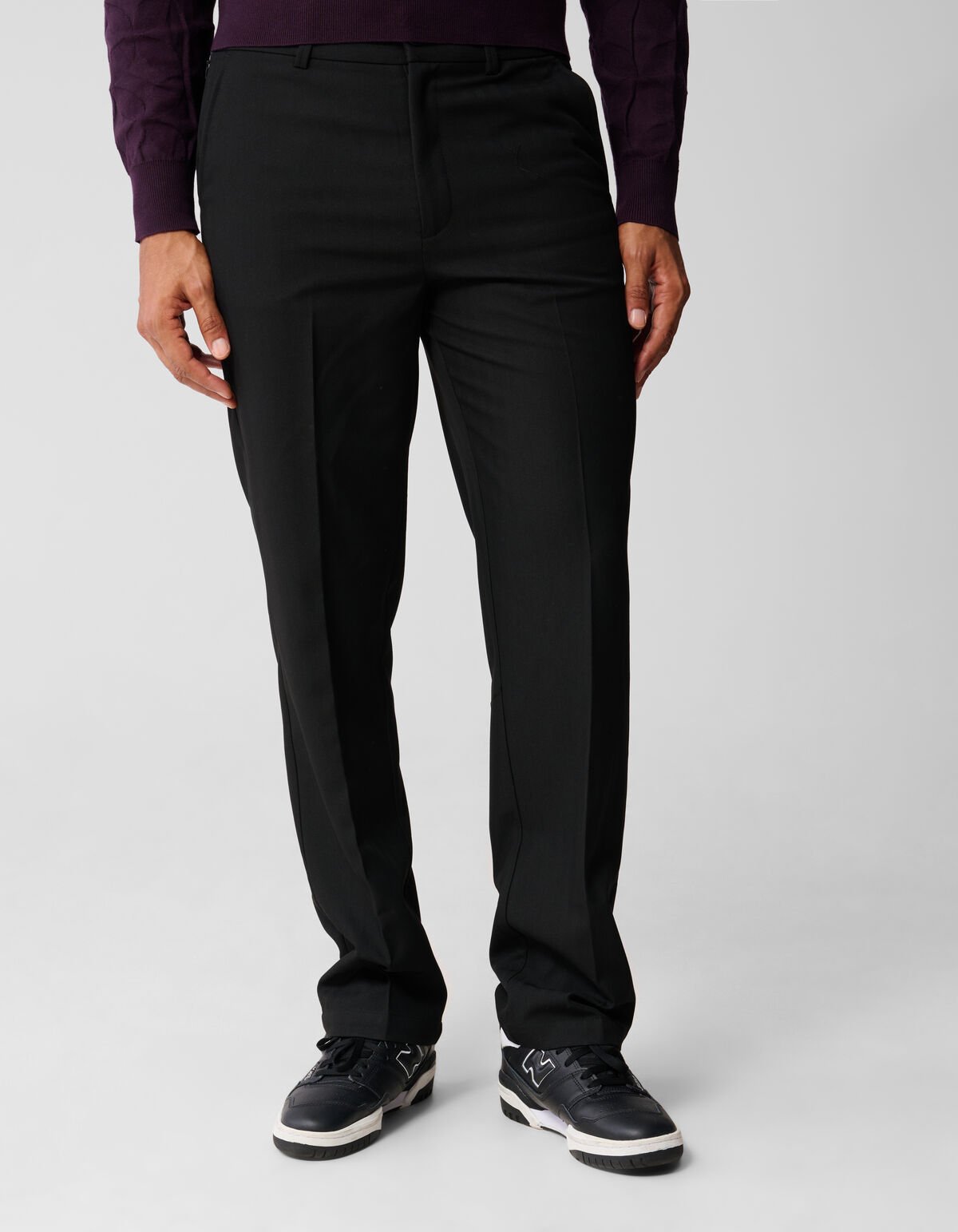 Straight Fit Broek Zwart SHOEBY MEN