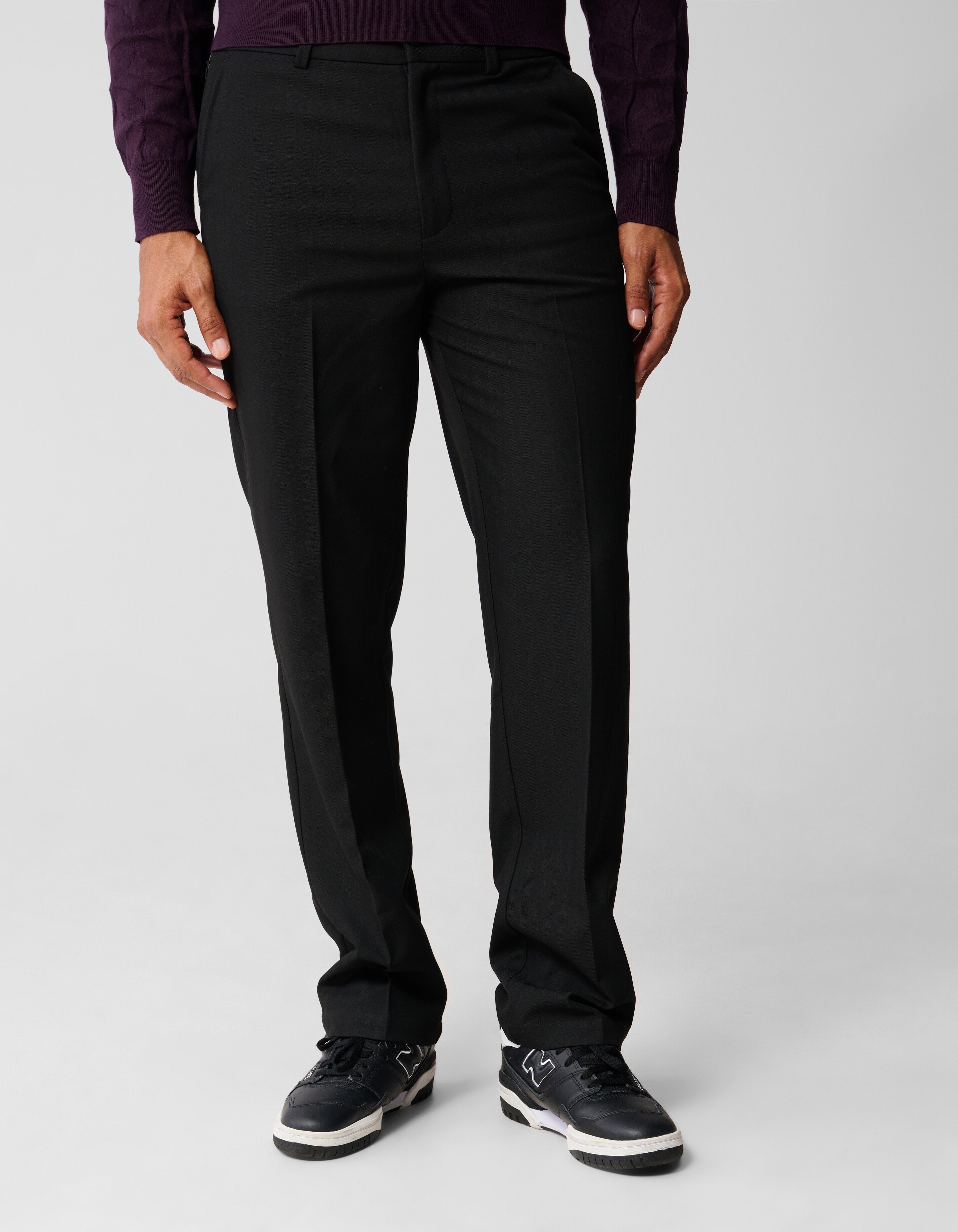 Straight Fit Broek Zwart SHOEBY MEN