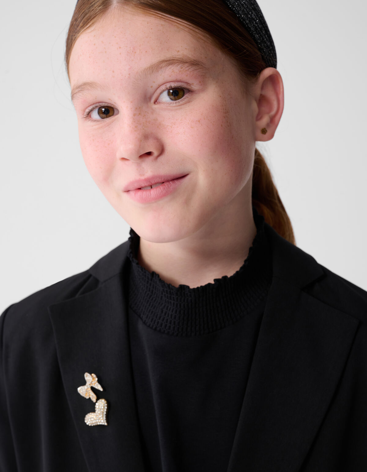 Open Back Blazer Zwart SHOEBY GIRLS