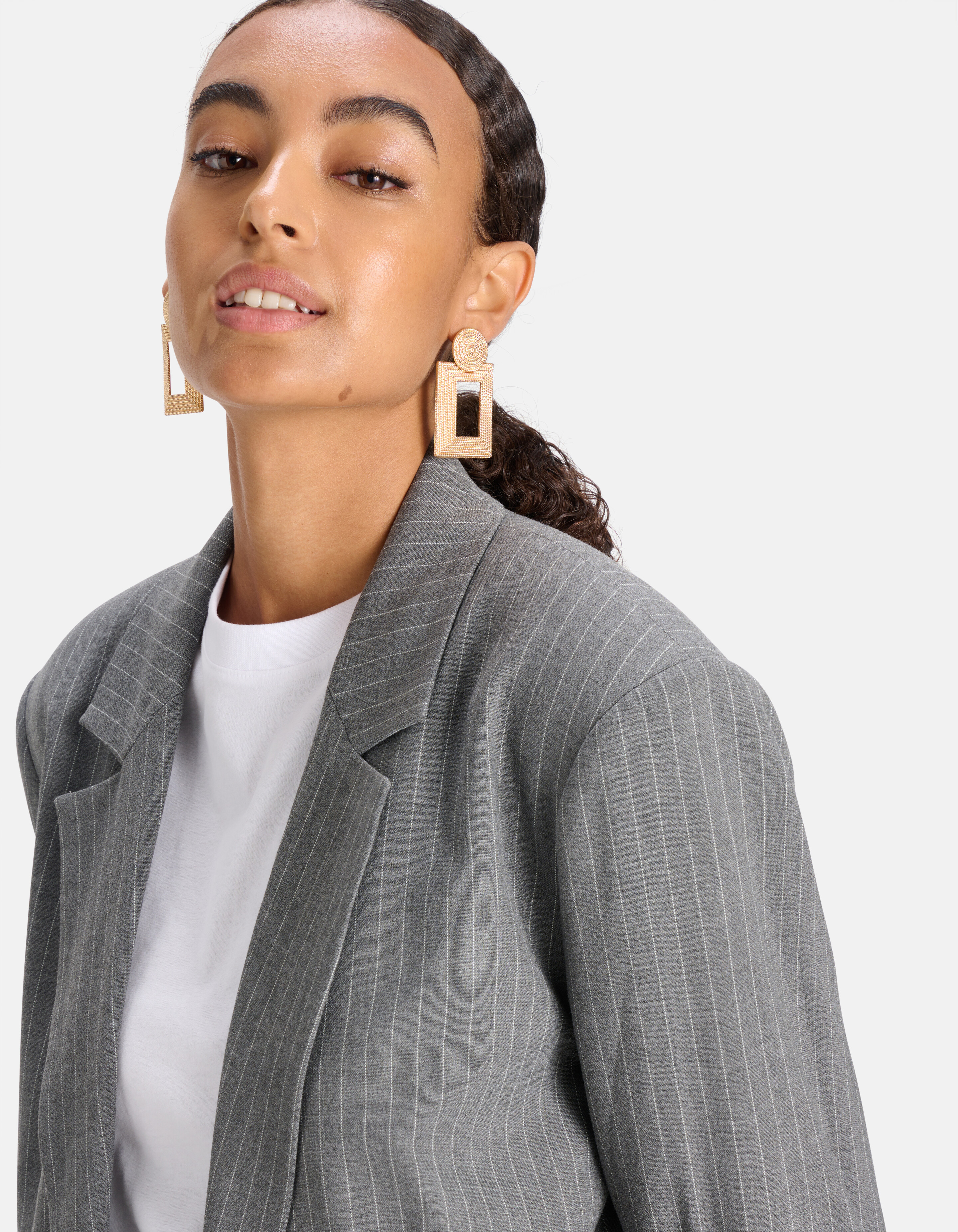 Pinstripe Blazer Antraciet SHOEBY WOMEN