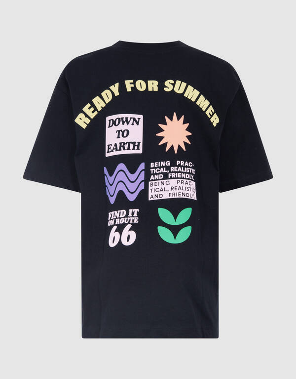 Artwork T-shirt Zwart SHOEBY BOYS