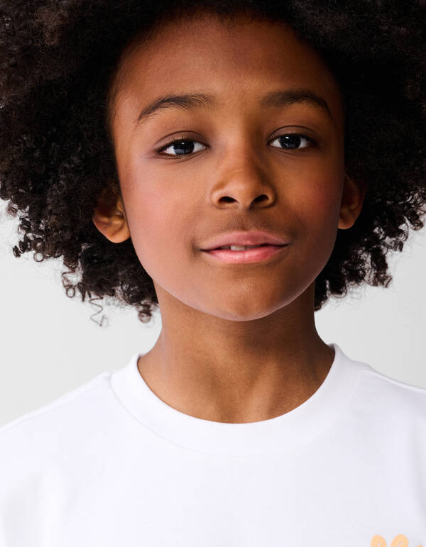 Cool Summer T-shirt Wit SHOEBY BOYS