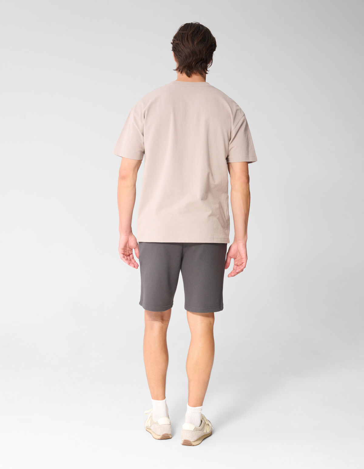 Structuur Regular Fit Short Donkergrijs SHOEBY MEN