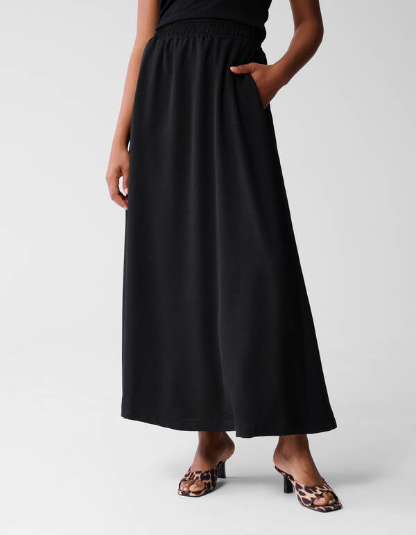 Twist Maxi Rok Zwart SHOEBY WOMEN