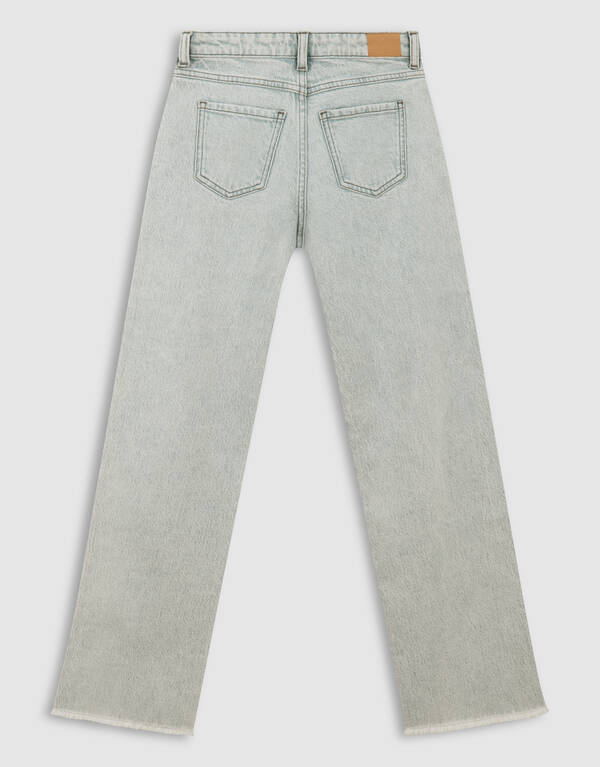 Destroy Straight Fit Jeans Lichtgrijs SHOEBY GIRLS