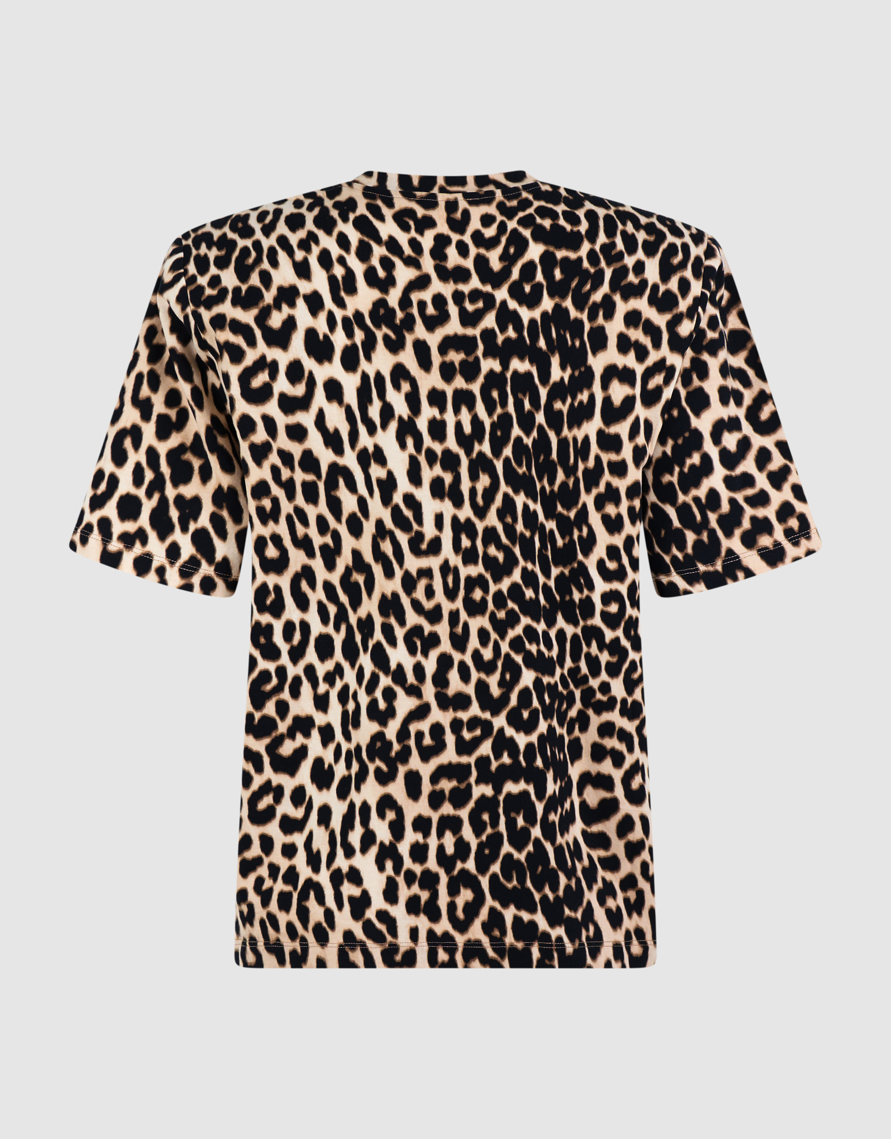 Leopard Padded T-shirt Bruin SHOEBY WOMEN