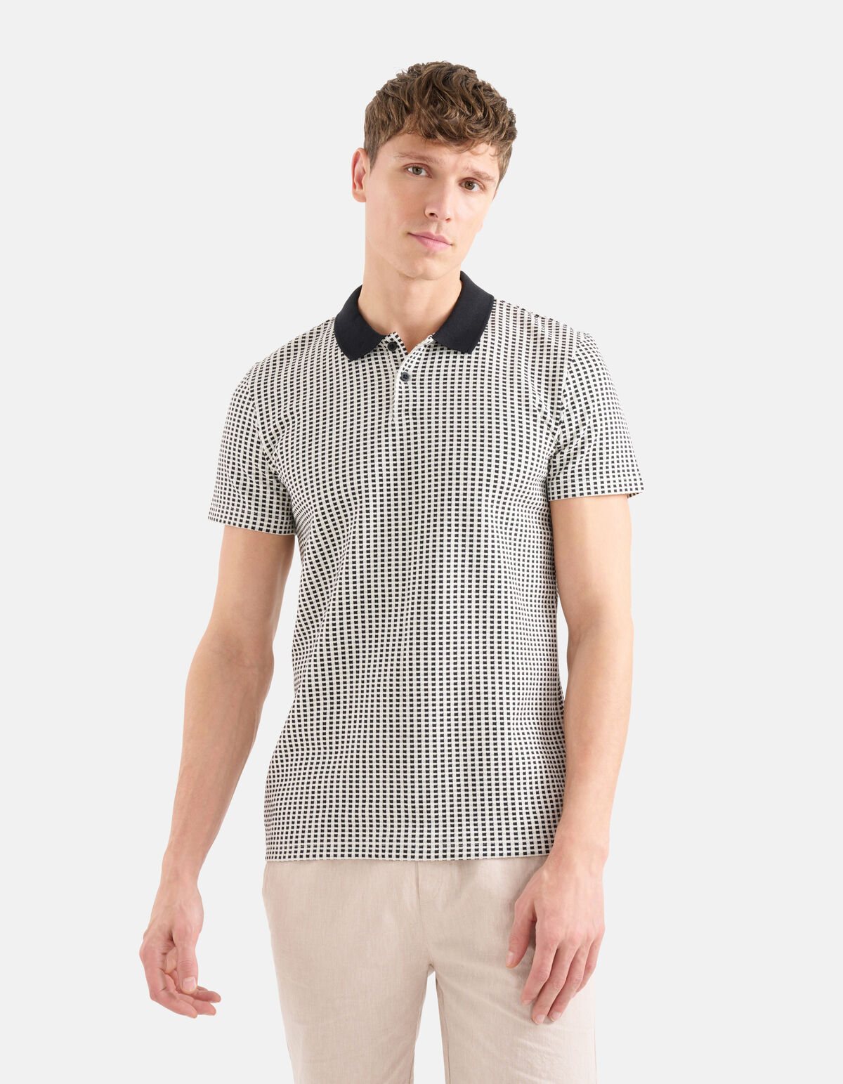 Rectangle Polo Gebroken Wit SHOEBY MEN