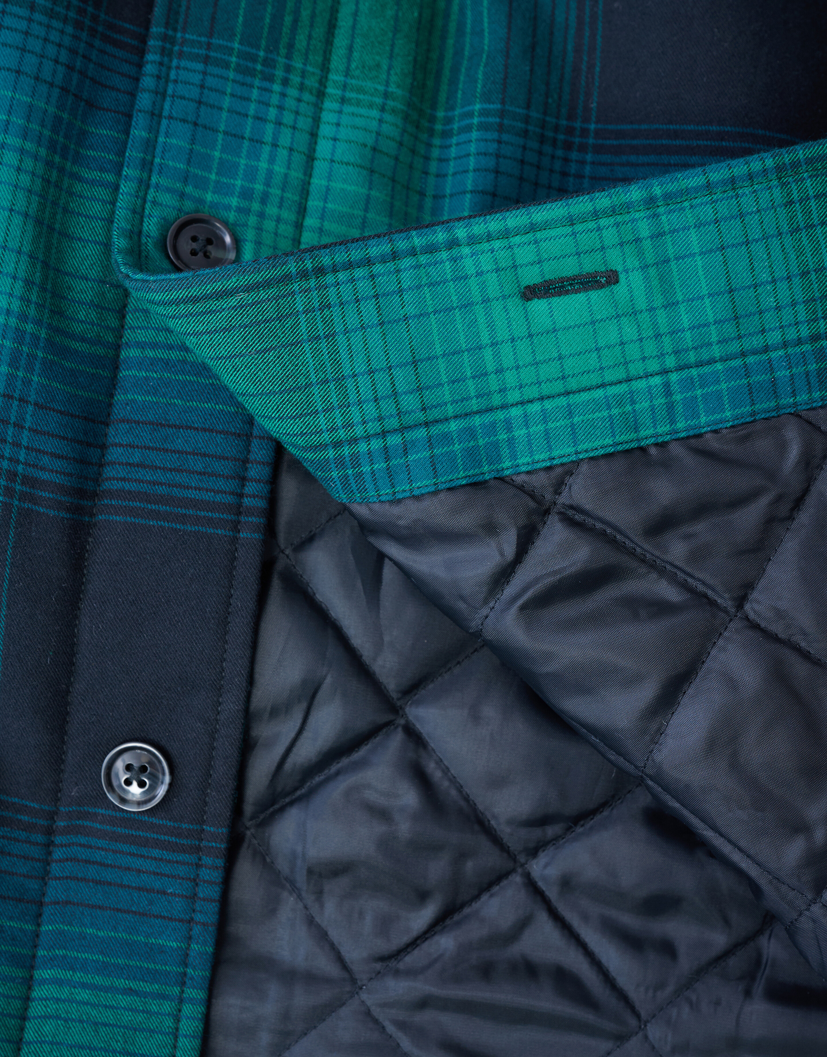 Ruiten Padded Overshirt Groen SHOEBY MEN