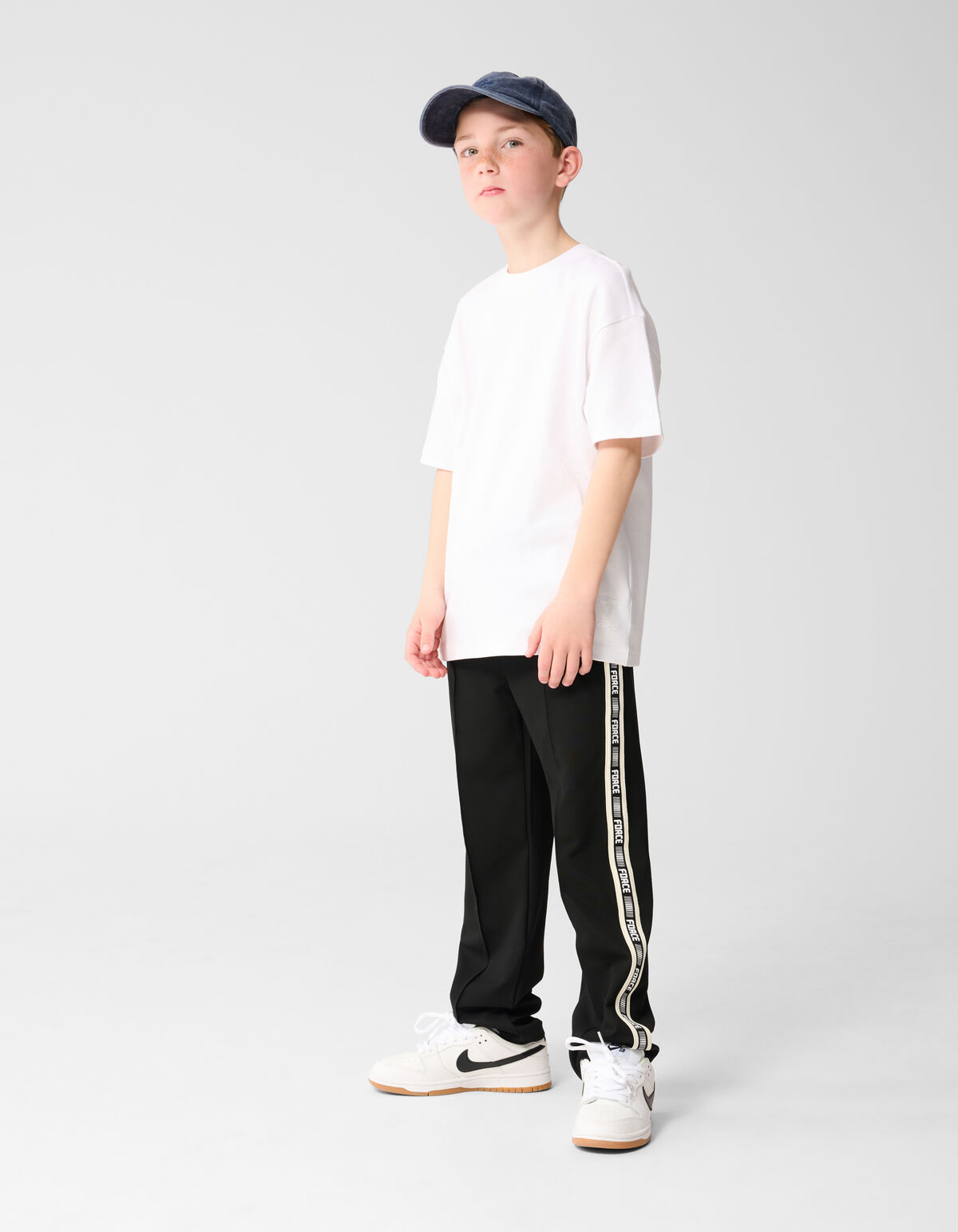 Basic T-shirt Wit SHOEBY BOYS
