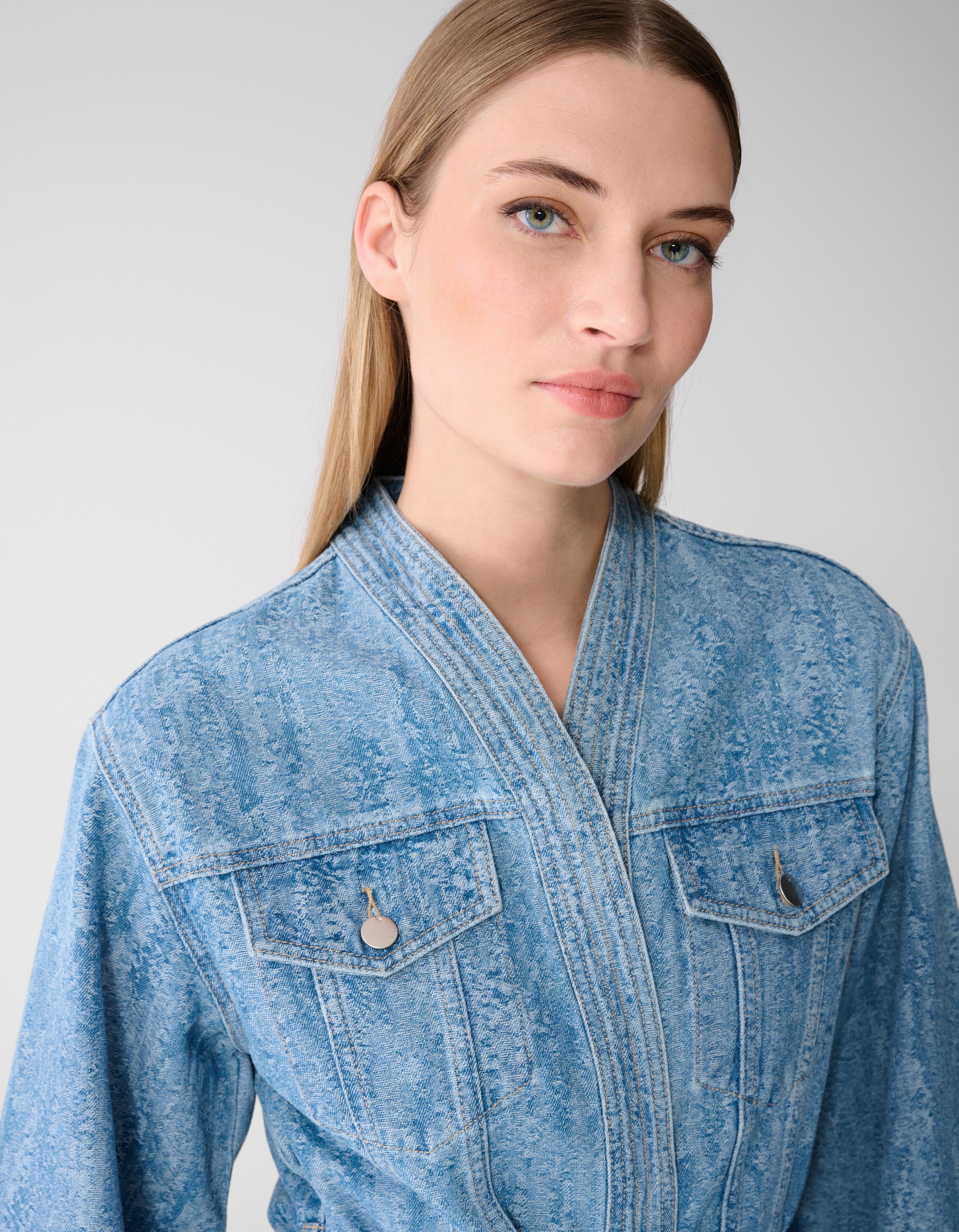 Jacquard Kimono Jack Blauw SHOEBY WOMEN