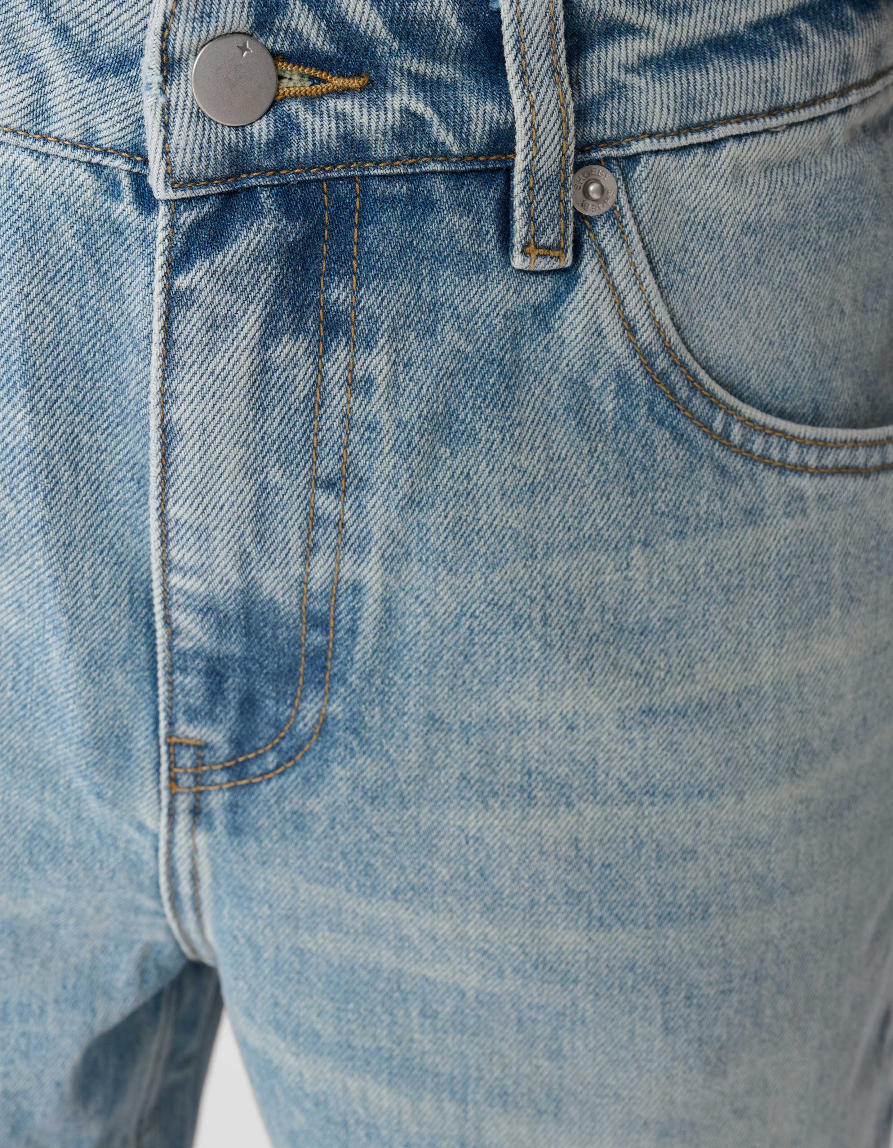 Heavy Barrel Fit Jeans Lichtblauw SHOEBY WOMEN