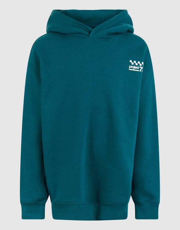 Basis Tekst Hoodie Donkergroen SHOEBY BOYS