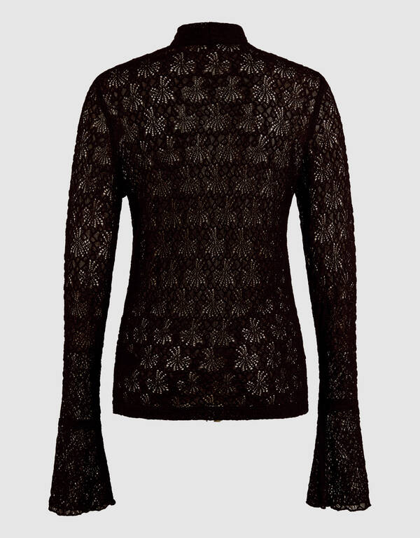 Kanten Top Zwart By Mieke SHOEBY WOMEN