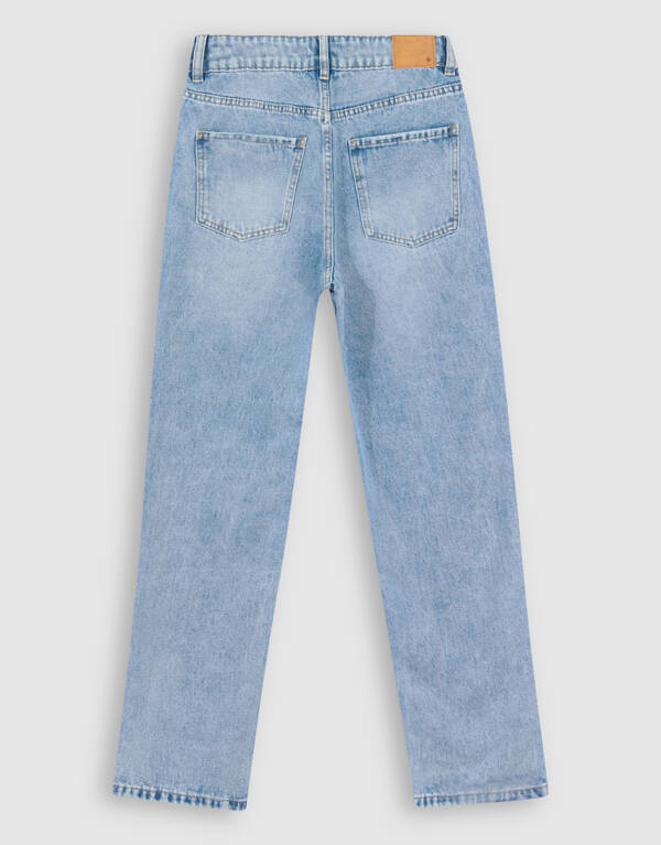 Heart Straight Fit Jeans Blauw SHOEBY WOMEN
