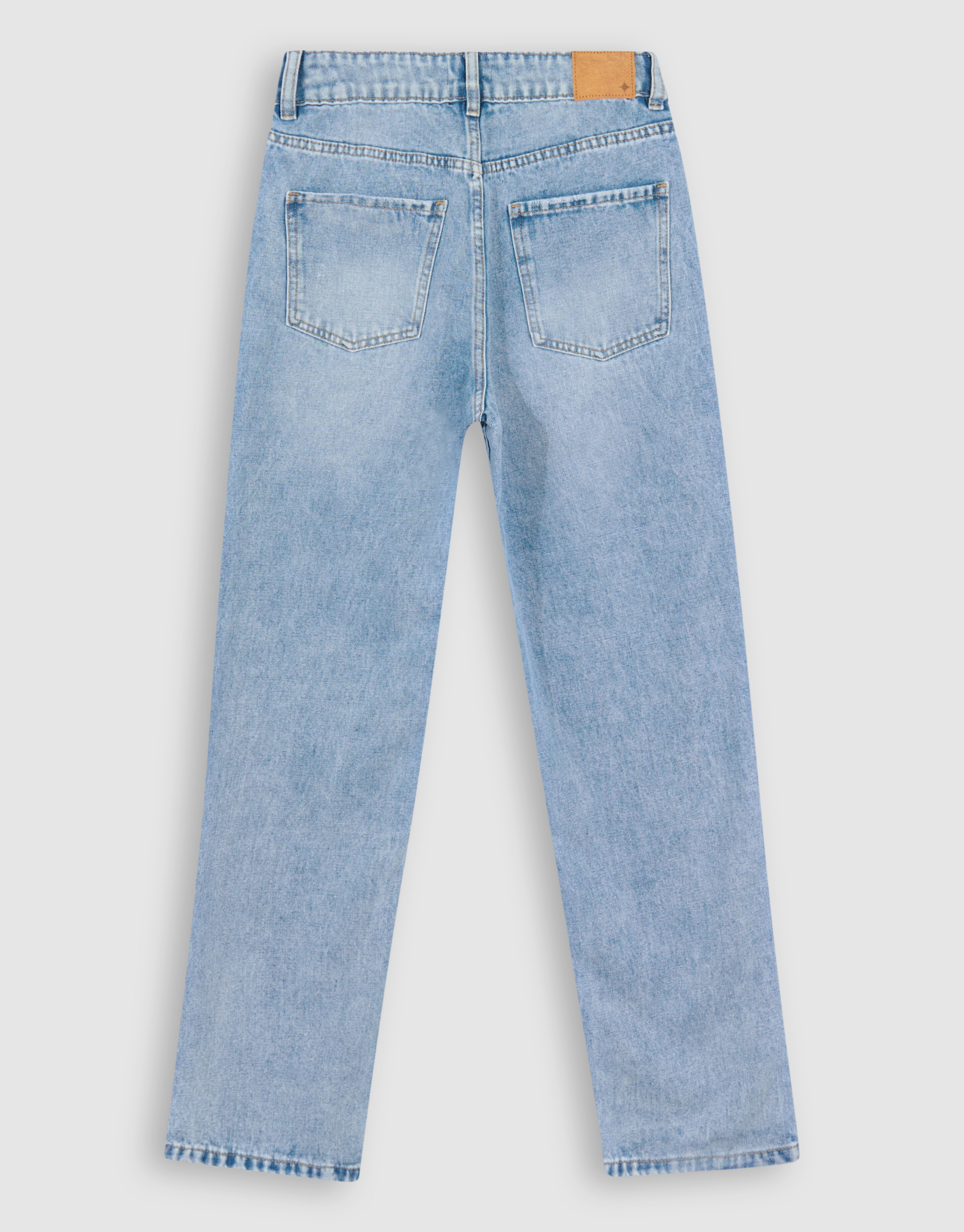 Heart Straight Fit Jeans Blauw SHOEBY WOMEN