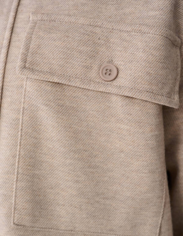 Soft Overshirt Zand SHOEBY MEN