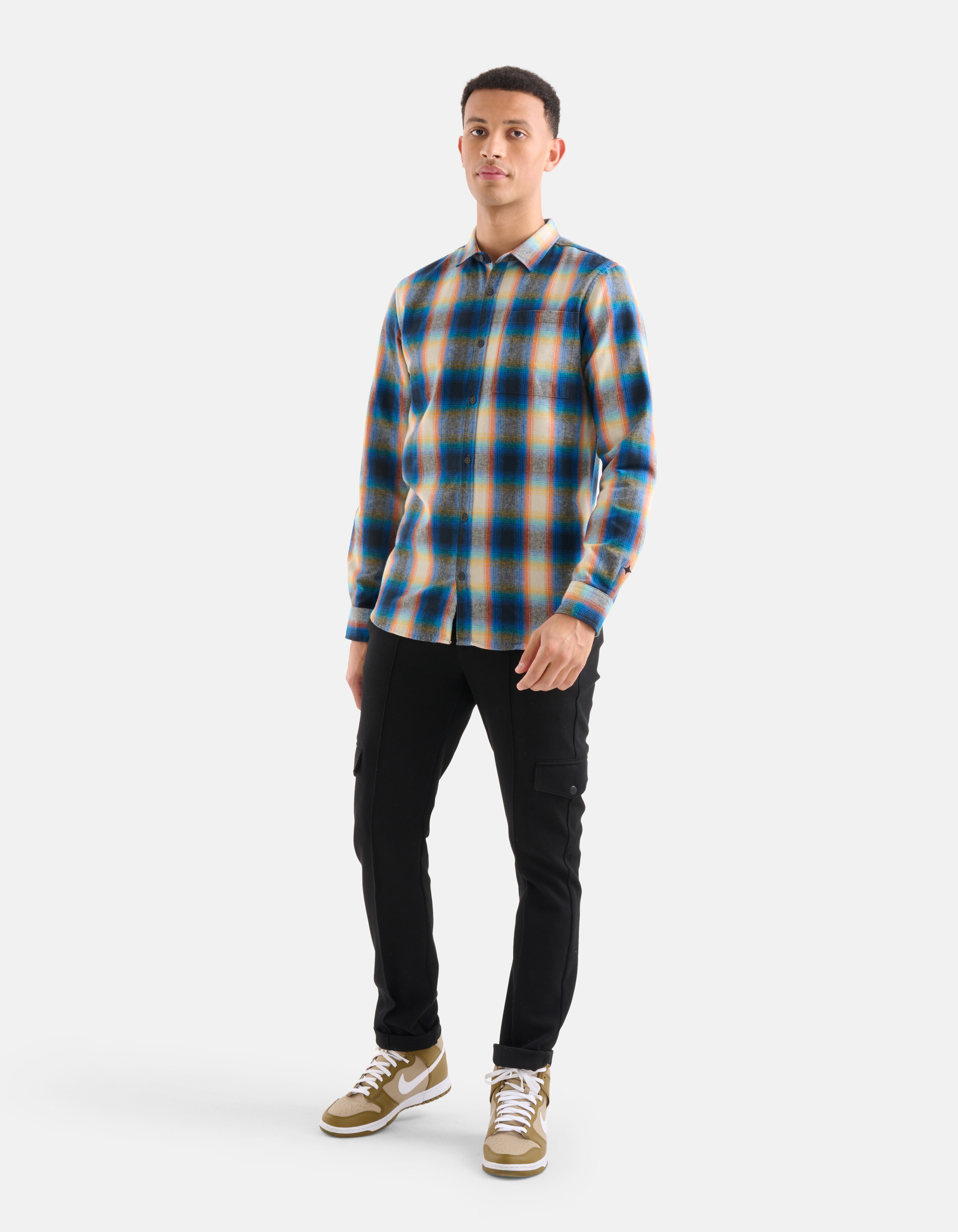 Ruiten Overhemd Gekleurd SHOEBY MEN