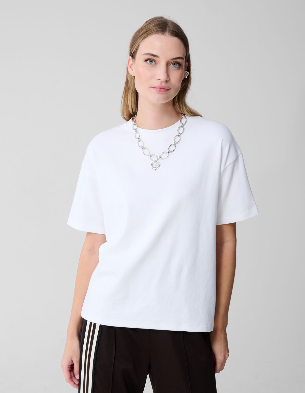 Oversized T-shirt Wit SHOEBY WOMEN