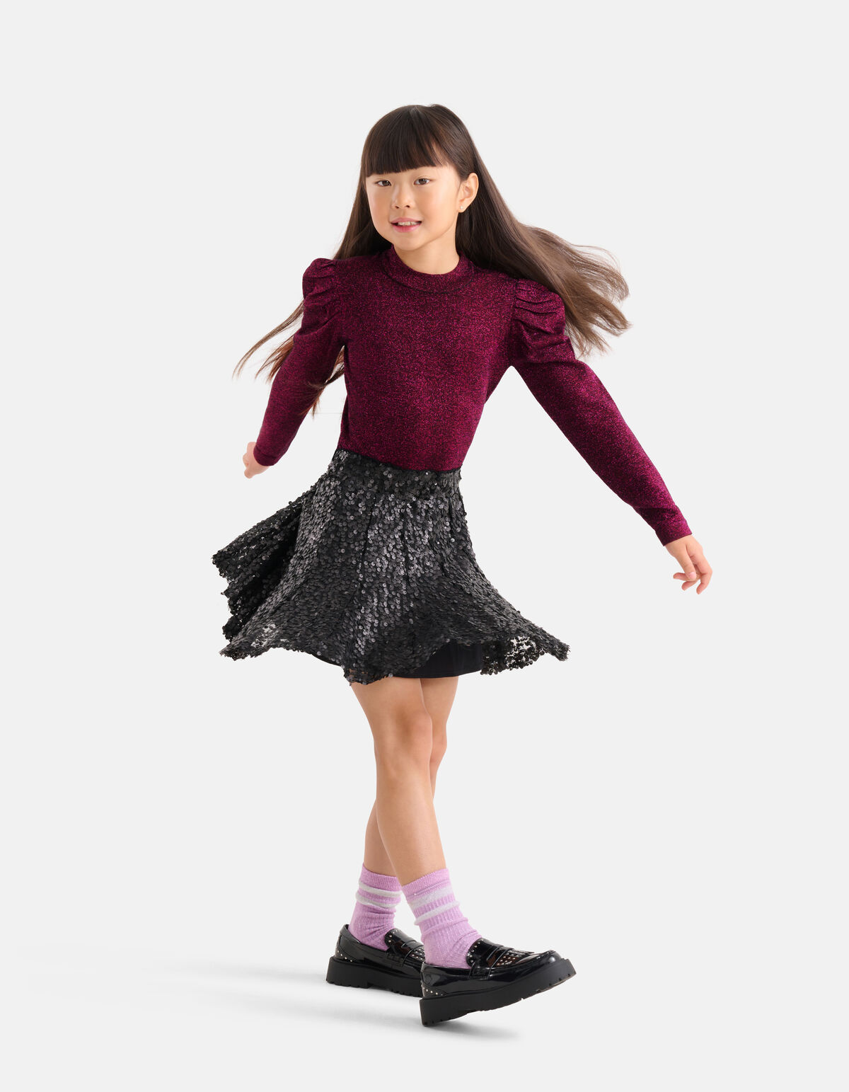 Lurex Top Roze SHOEBY GIRLS