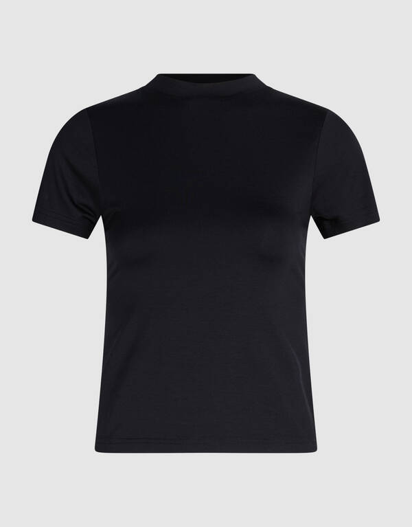 Fitted T-shirt Zwart SHOEBY WOMEN