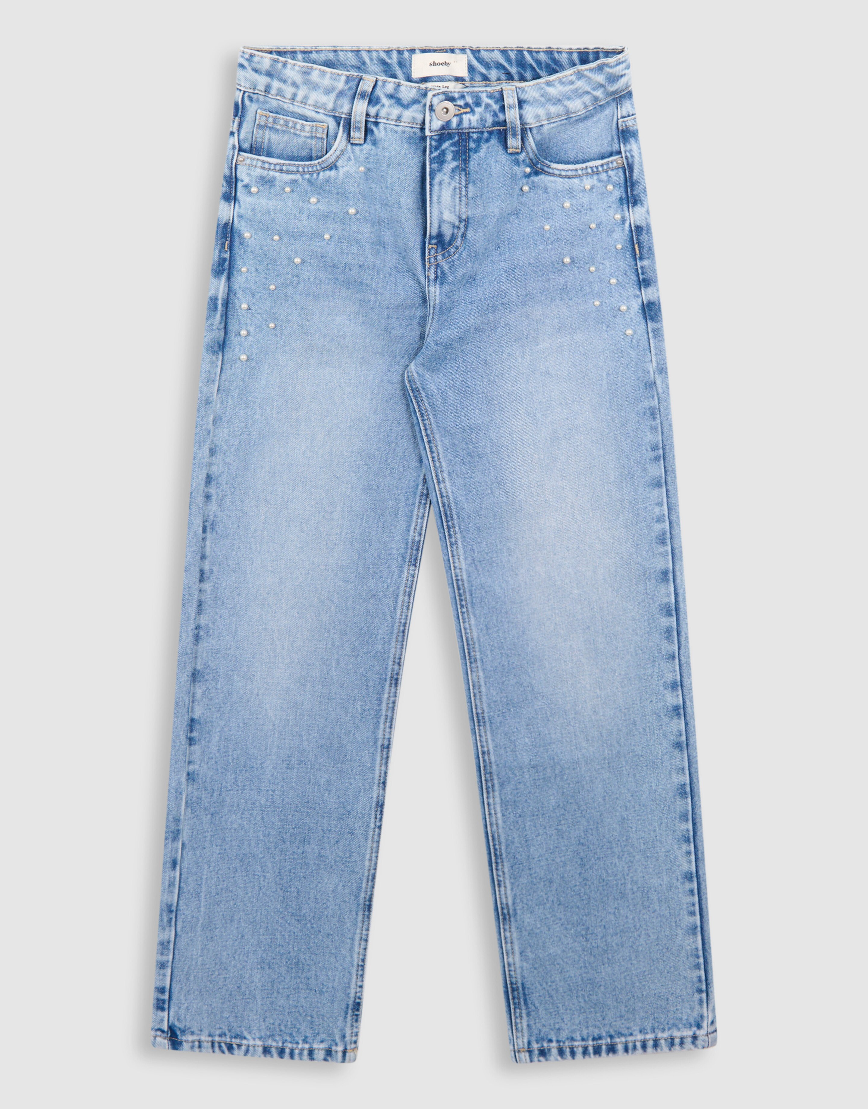 Parel Wide Leg Bleached SHOEBY GIRLS
