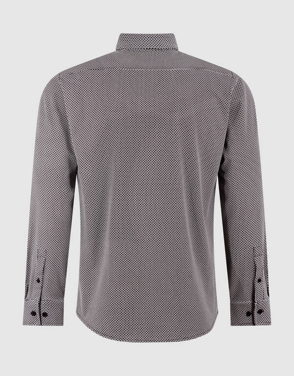 Printed Logo Overhemd Gebroken Wit SHOEBY MEN