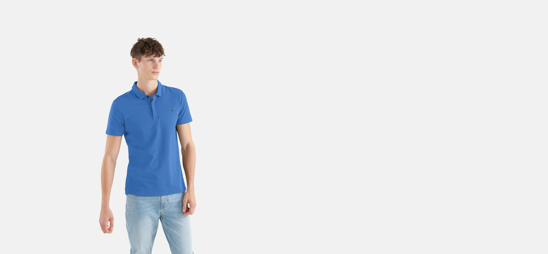 Jersey Polo Blauw SHOEBY MEN