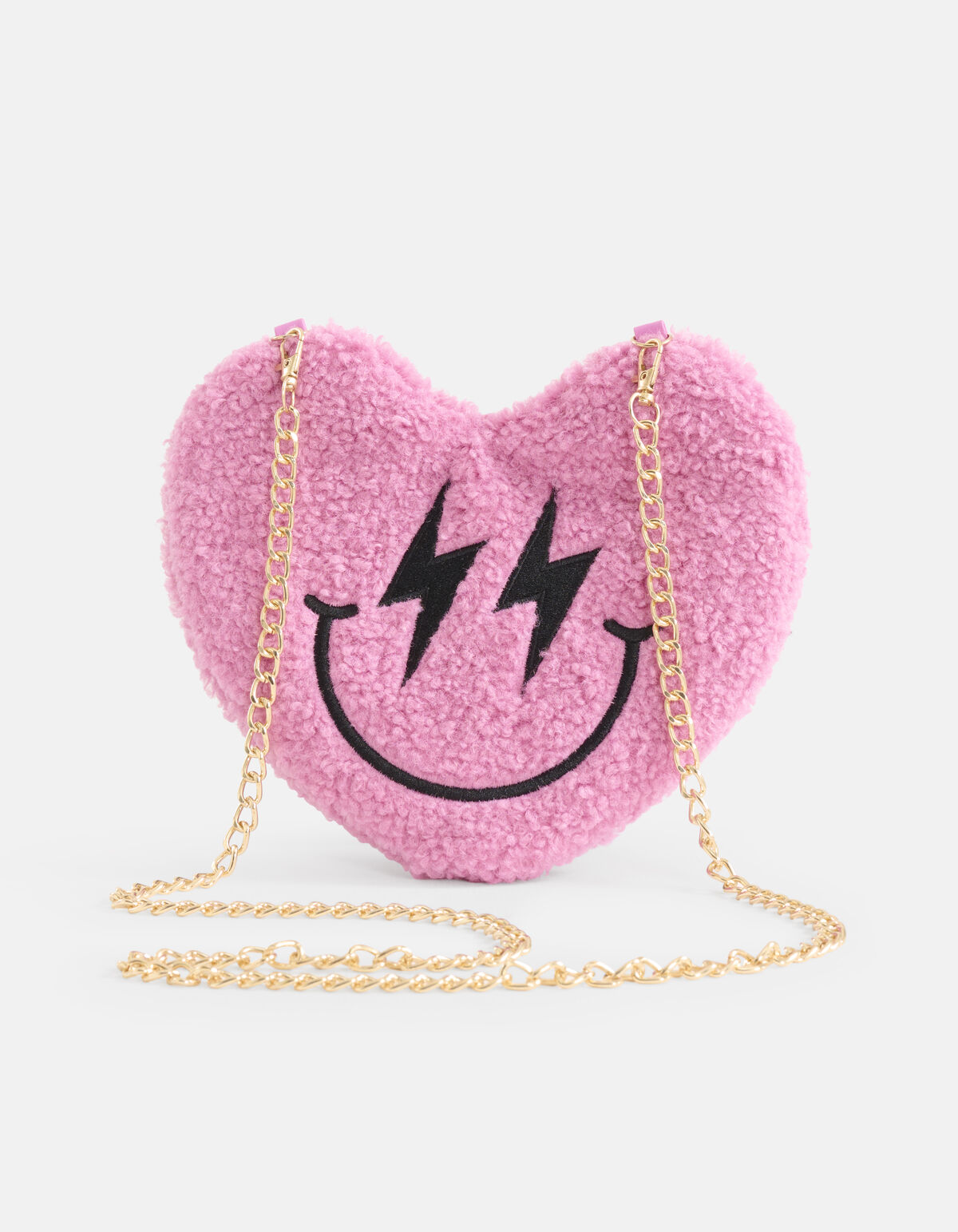 Smiley Hart Tas Lichtroze SHOEBY ACCESSOIRES