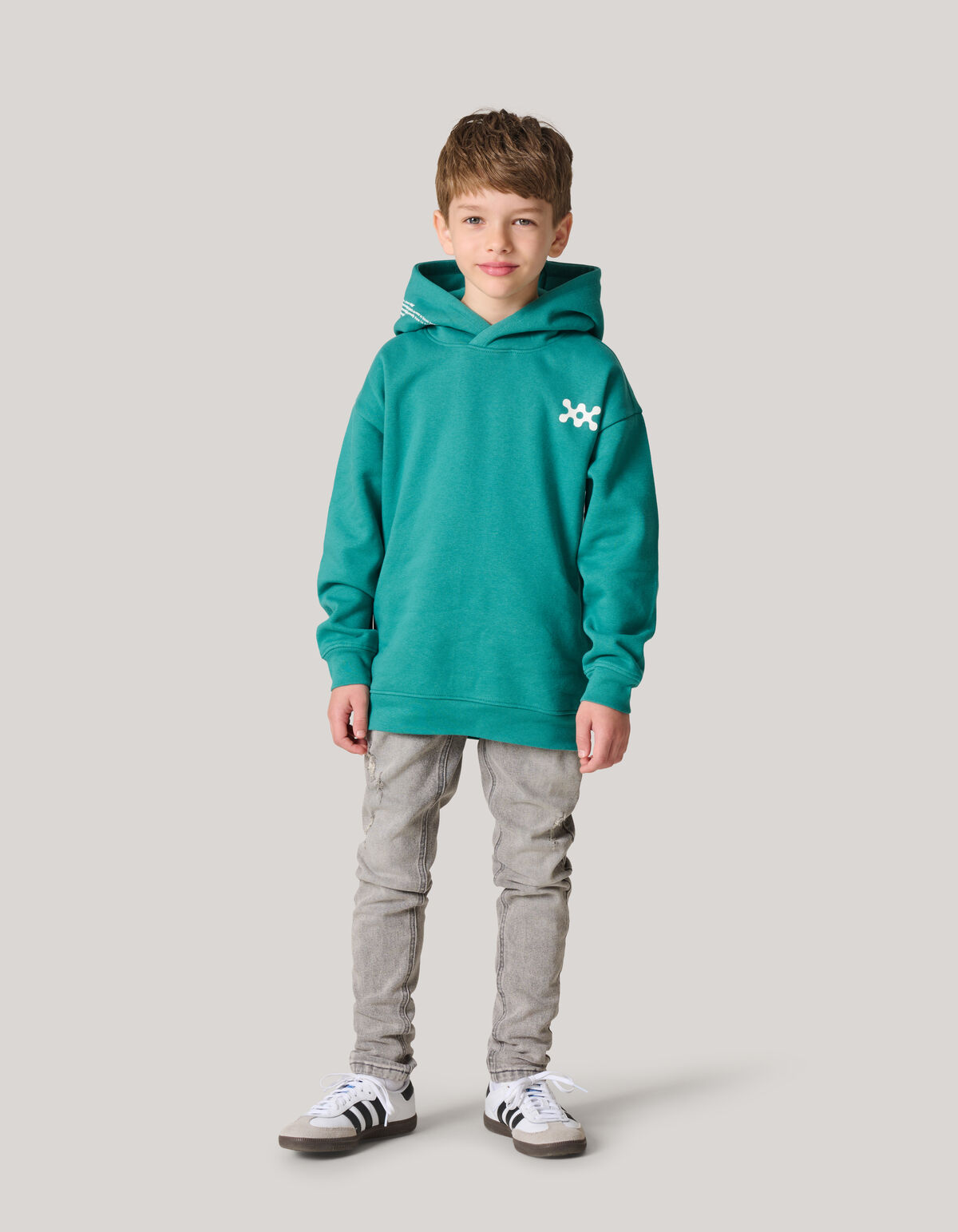 Basis Artwork Hoodie Groen SHOEBY BOYS