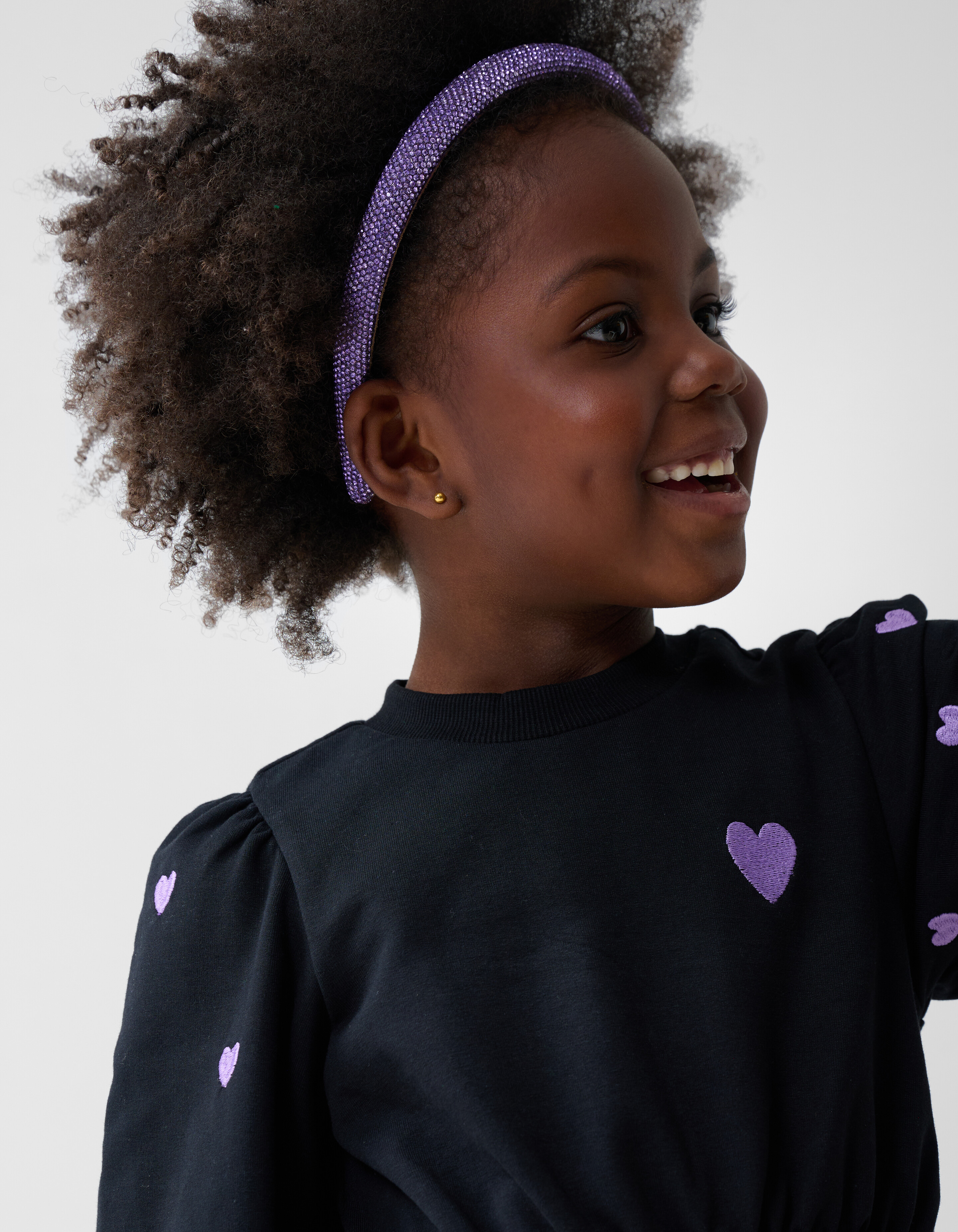 Sweater Jurk Zwart SHOEBY GIRLS